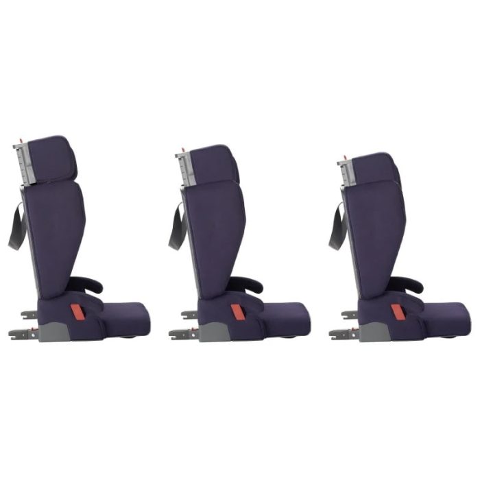 Scaun auto pliabil Beaba Pureseat Fix Isofix Navy Blue - imagine 6