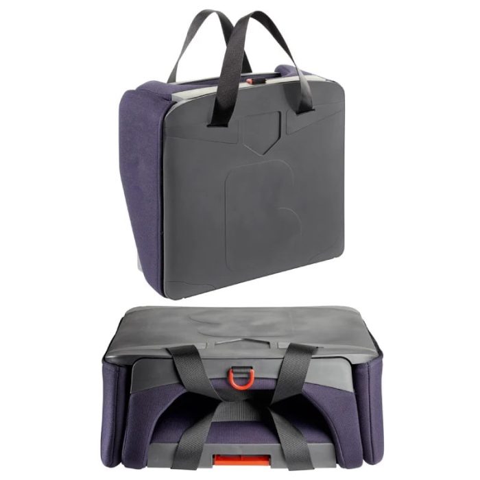 Scaun auto pliabil Beaba Pureseat Fix Isofix Navy Blue - imagine 8